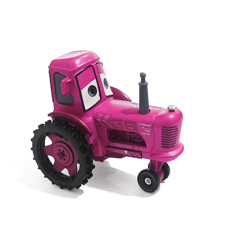 Cartoon Pixar Cars Tractors 1/55 Metal Die Casting Model Car Alloy Material Anime Figure Collectibles Racing Toys Birthday Gifts