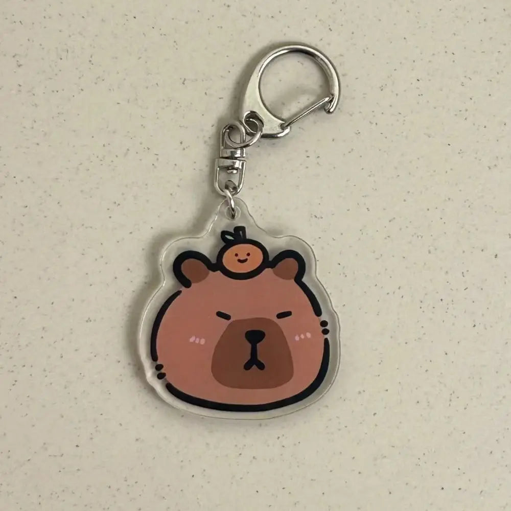 INS Capybara Four-layer Large Capacity Pen Bag Cute Cartoon Pencil Case Stationery Organizer Storage Bag For Students Gift