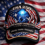 Breathable Patriotic Baseball Cap US 250th Anniversary Cap Retro Washed Versatile Patriotic Cap US 250th Anniversary Tribute Hat