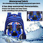 Waterproof Lightweight 3D Car Backpack Kindergarten Kid Preschool Backpack Young Children Boy Girl SchoolBag Primary Red Blue