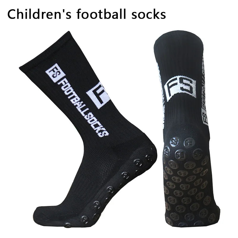 New FS Children's Breathable Sports football Socks FS Round Silicone Non slip Soccer Socks calcetines hombre