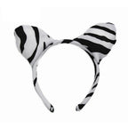 Cute Cartoon Animal Headgear Cosplay Anime Frog Monkey Tiger Masquerade Halloween Party Props Kawaii Cat Headband Birthday Gifts