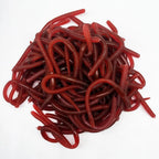 10-100Pcs Realistic TRP Soft-bodied Earthworm Prank Props Frightening Practical Jokes Scare People Easy-to-Use Horror Props