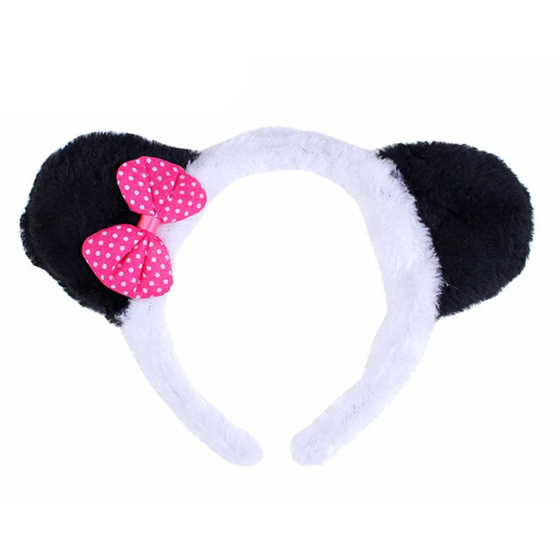 Cute Cartoon Animal Headgear Cosplay Anime Frog Monkey Tiger Masquerade Halloween Party Props Kawaii Cat Headband Birthday Gifts