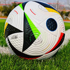 Soccer Ball Size 5 with Pump, Waterproof PU Leather - Professional Training & Official Match Ball, for Outdoor & Indoor Games