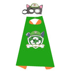 Anime Dog Patrol Cape Kids Cloak Eye Mask Marshall Chase Skye Zuma Rubble Rocky Cloak Children Cosplay Costume Halloween Costume