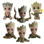 Modern Vases For Flowers Pot Groot Garden Pots Planters Anime Figurines Home Decoration Accessories Office Storage Pen Case