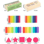 Wooden Geometric Solids Sorting Toy for Kids