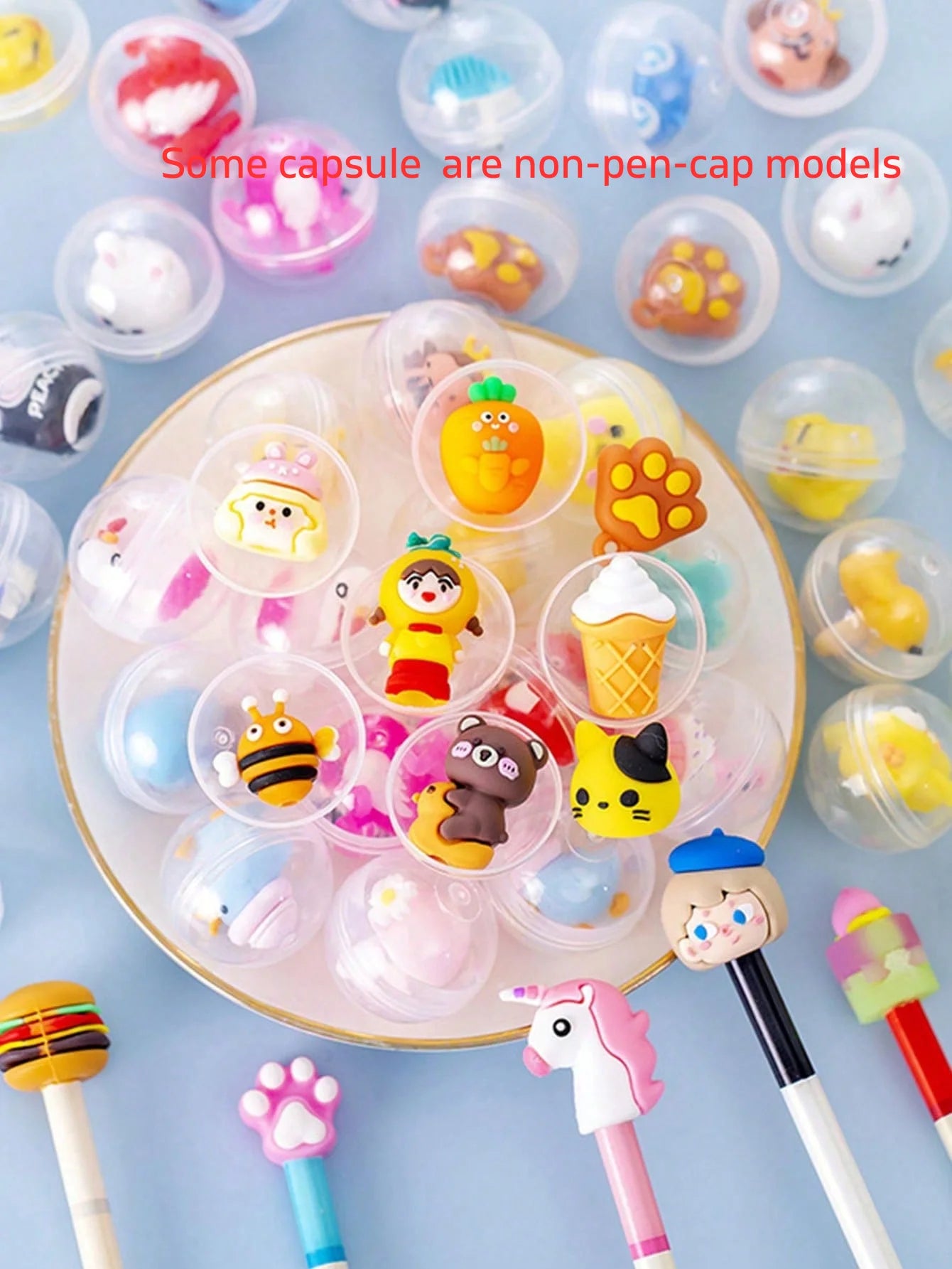 50pcs Capsule Dolls Blind Box Surprise Ball, Mini Round Cute Capsule, Perfect Party Favors,Treasure Classroom Prizes