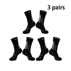 1/2/3 Pairs Soccer Socks Gym Socks Football Socks Men Women Non-slip Elastic Sport Grip Socks Floor Yoga Socks Cycling Socks