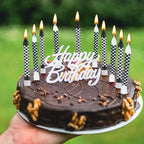 6/12/48pcs/1case Birthday Candles Spiral Cake Candles  Long Thin Cake Candles For Wedding Party And Cake Decoration