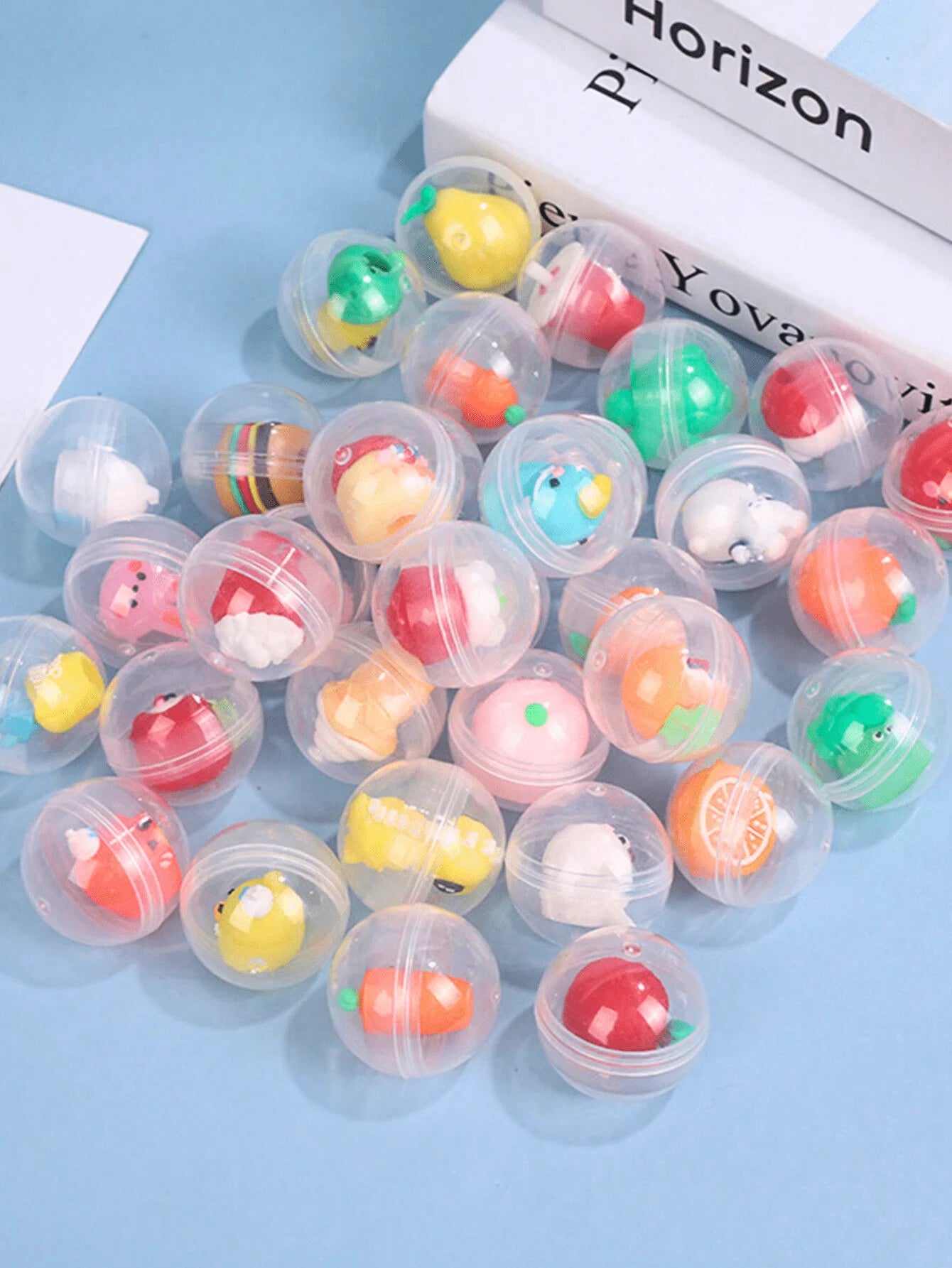 50pcs Capsule Dolls Blind Box Surprise Ball, Mini Round Cute Capsule, Perfect Party Favors,Treasure Classroom Prizes