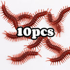 50pcs Realistic Bugs Funny Toy Fake Cockroach Novelty Insects Halloween Prank Simulation Tricky Disgusting Scary Party Supplies