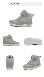 Kids Wide Toe Barefoot Snow Boots Warm Winter Minimalist Shoes