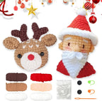 Animal sery Crochet Kit for Beginners Crochet Starter SET ,DIY Crochet Kit For Beginners,Crocheting Knitting Kit Step-by-Step