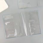 PVC Durable A5/A6 Notebook Protective Sleeve PVC Waterproof Book Cover Transparent Binder Protective Cover Diary