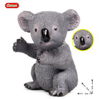 Oenux Classic Australian Wild Animals Kangaroos Koala Platypus Tasmanian Devil Echidna Cassowary Model Figurine Toy Kid Gift