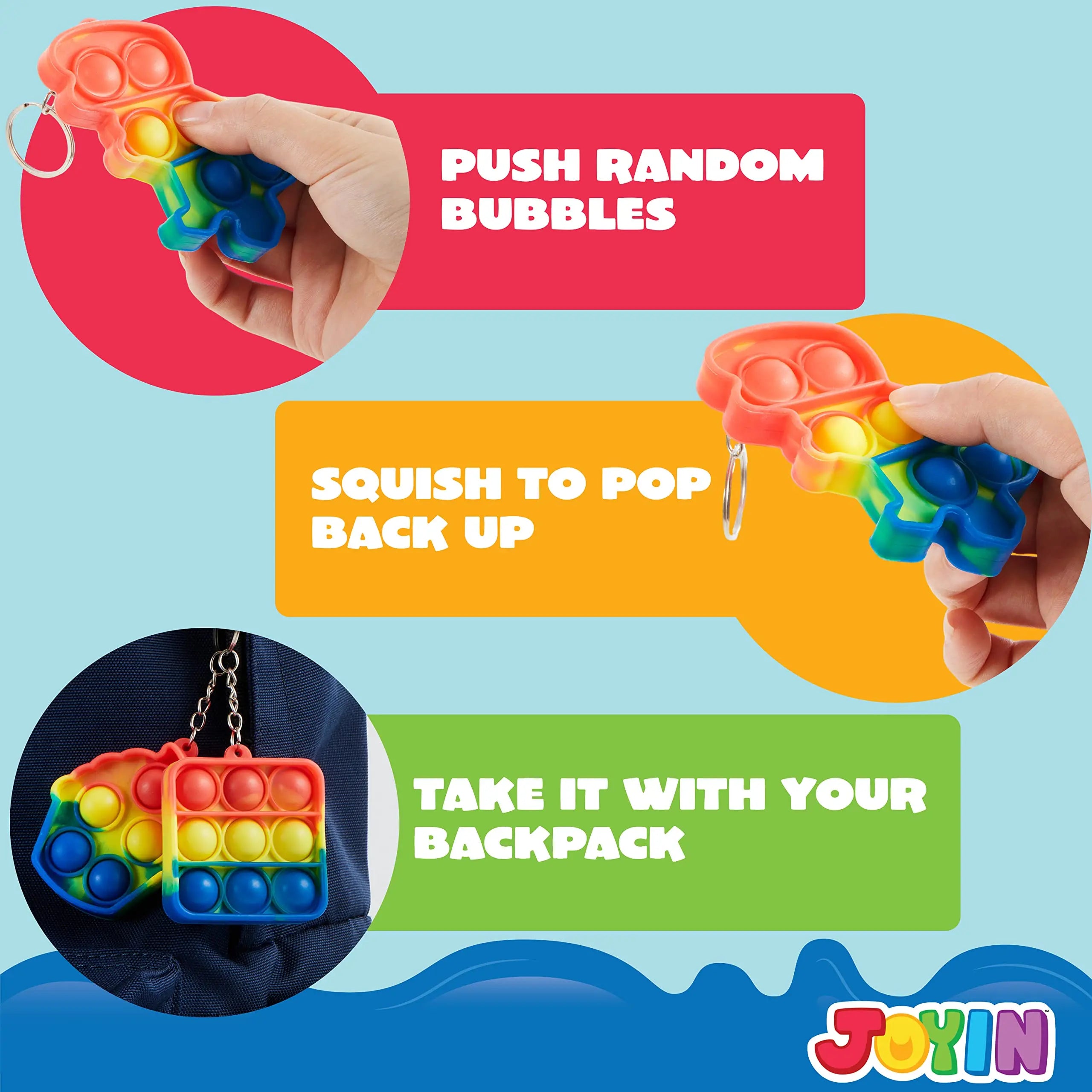 30/60/120 Pcs Popular Fidget Toys Pack Party Favors for Kids Goodie Bags Fillers for Kids Birthday Party, Prizes in Bulk