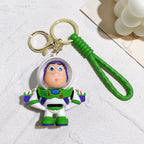 Disney Toy Story Figure Keyring Woody Buzz Alien Smarty Pants Car Keychain Cute Doll Pendant Birthday Christmas Gift for Kids