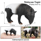 Oenux Wild Boar Tapirus Indicus Porcupine Animals Simulation Model Action Figures Figurine Educational Collection Kids Toy Gift