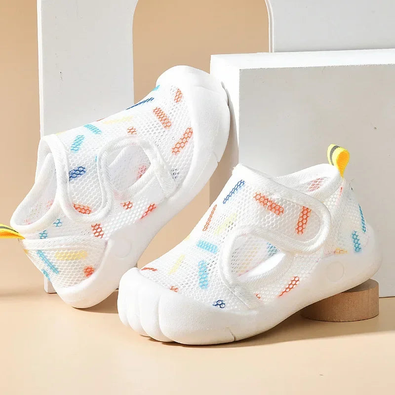 Kids Air Mesh Sandals Lightweight First Walker Shoes for Toddlers