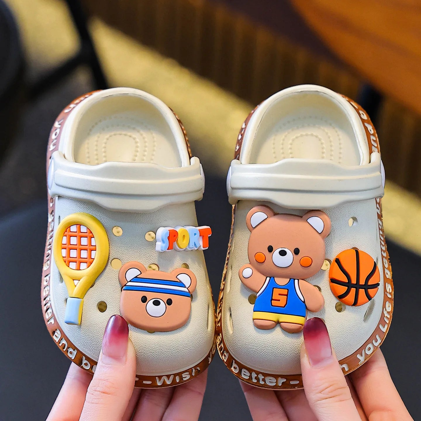 Kids Cartoon Summer Sandals Soft Garden Shoes for Children