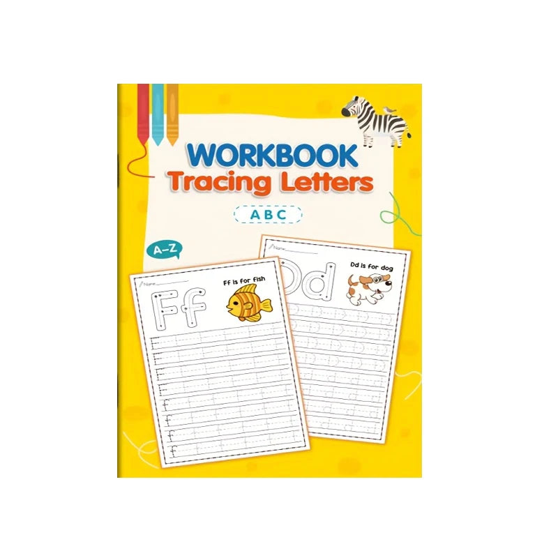 Children's Alphabet Practice Book - Alphabet Learning and Creative Coloring Activities, Developing Writing Skills, Back-To-School Supplies, Easter and Christmas Gifts, Preschoolers, Alphabet Learning Book, Preschool Activitie