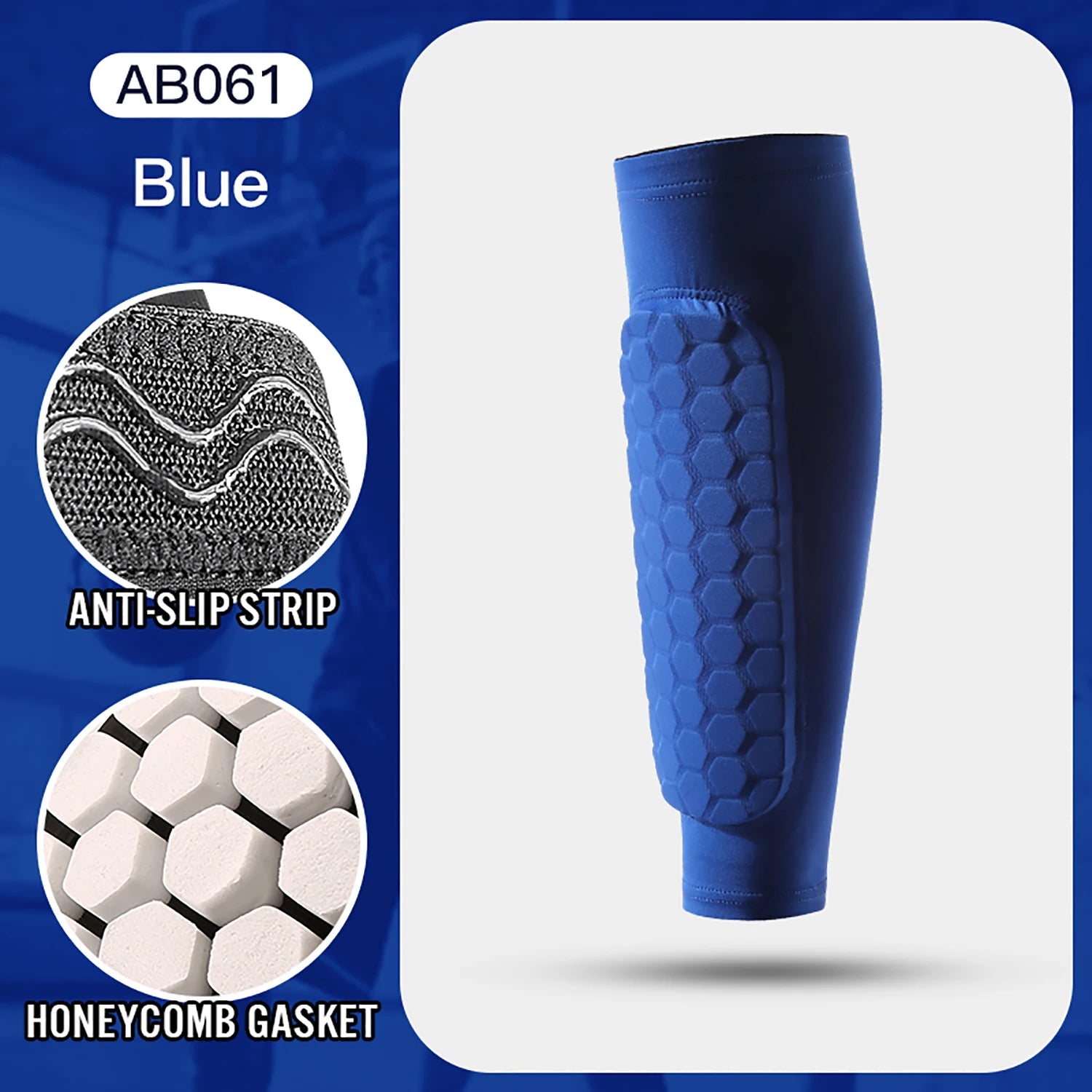 Football Shin Guard Socks Sleeves with Foam,Calf Compression Sleeve Honeycomb Pads,Sports Legging & Soccer Equipment