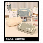 Large Capacity Simple and Versatile Japanese Pencil Case Stationery Box for Female Primary School Students, Junior High School S