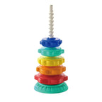 Montessori Baby Tower Game; Spinning and Stacking Rainbow Puzzle; Motor Skill Development; Kids Gift