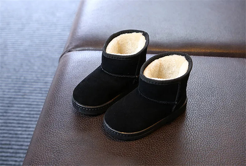 Fashion Children Casual Shoes Girls Boys Cotton Snow Boots Warm Kids Boots Boy Winter Cotton Shoes Sneakers ботинки мартин