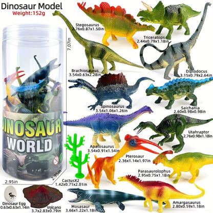 12PCS Farm Animal Toy Set – Mini Poultry & Livestock Figures for Kids