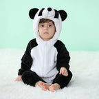 Baby Unisex Romper Newborn Panda Animal Cartoon Onesie Pajamas Anime Cosplay Costumes for Kids Boys Girls Christmas Halloween