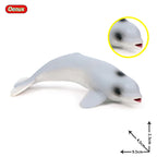 Oenux Ocean Animals Action Figures Sealife Shark Whare Megalodon Model Figurines PVC Home Decoration Kid Cognitive Education Toy
