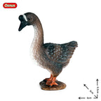 Oenux Poultry Model Simulation Goose Swan Gaggle Duck Flock Action Figures Farm Animals Figurine Miniature Education Kids Toy