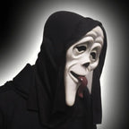 Halloween Cosplay Screaming Horror Props Mask, Breathable Skeleton Mask Horror Party Halloween Role-Playing Props