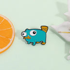 Perry The Platypus Enamel Pin Cartoon Anime Characters Cute Duck Brooch Lapel Backpack Badge Funny Jewelry Gift For Friends ﻿