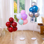 Runtowo 1set Birthday Balloon Stand Kit, Balloon Stand With Base And Pole For Wedding Birthday Party Decoration