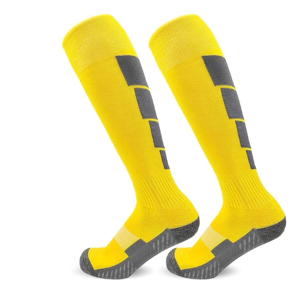 Loogdeel 26-45 Football Sports Socks Cotton Soft Breathable Soccer Baseball Adults Legging Long Stockings Children Boys Girls