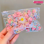 Children's Rubber Band Does Not Hurt The Hair Elastic Girl Head Rope Small Tie Hair Chirp Scrunchies Headdress Baby Accessories
