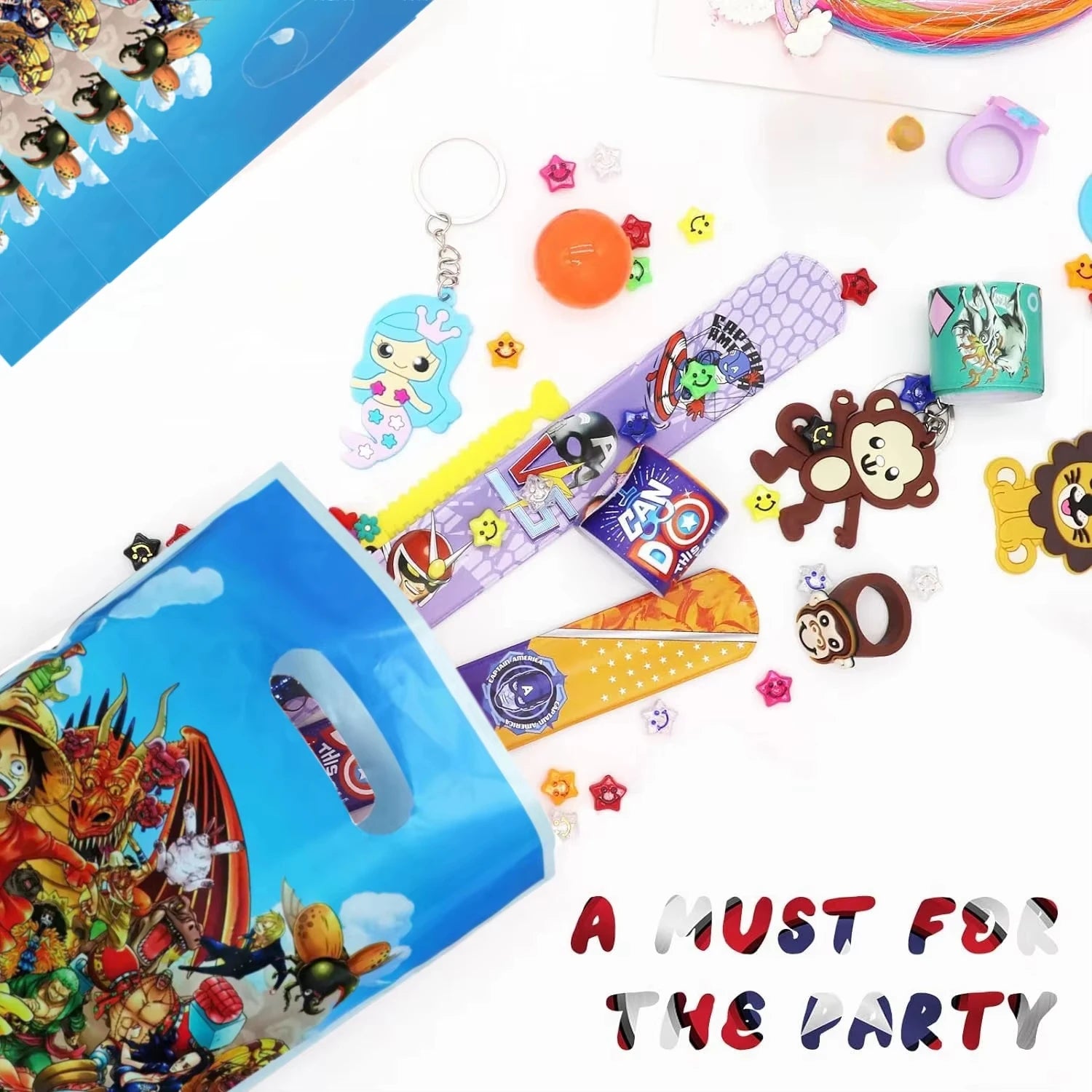 One Piece Gifts Bags Birthday Party Decoration Goodie Bags Candy Bag Baby Shower Kids Gifts Boys Favors For Party Supplies