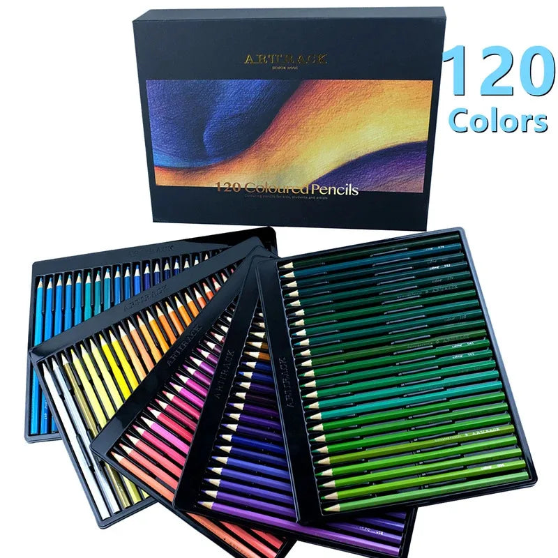12 Color Oily Colored Pencils Set for Drawing and Sketching