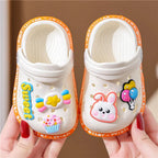 Kids Summer Hole Sandals Soft Cartoon Beach Shoes for Children