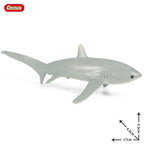 Oenux Ocean Animals Action Figures Sealife Shark Whare Megalodon Model Figurines PVC Home Decoration Kid Cognitive Education Toy