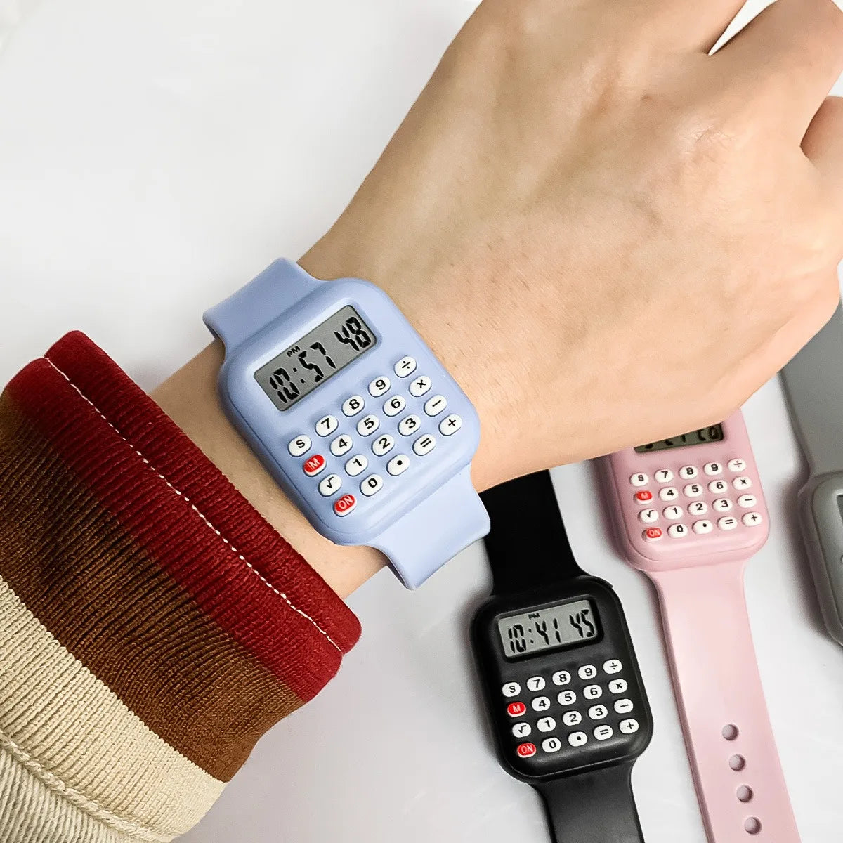 Calculator Watch for Kids – Cartoon LED Digital Sports Watch