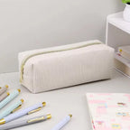 1pc Pencil Case Solid Color Pencil Case school supplies Large Capacity Pencil Case Stationery Bag Pencil Case School Pencil Case