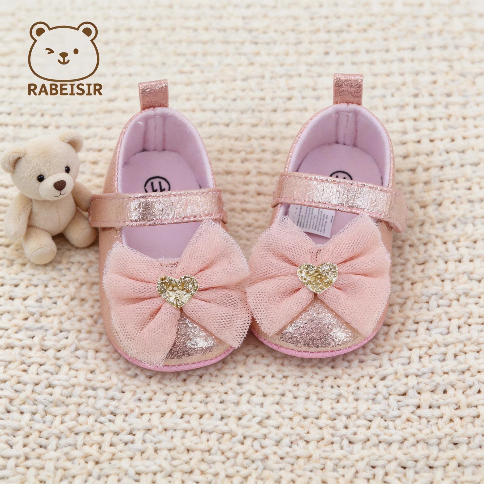 Baby First Step Shoes Breathable Non Slip Toddler Princess Lace