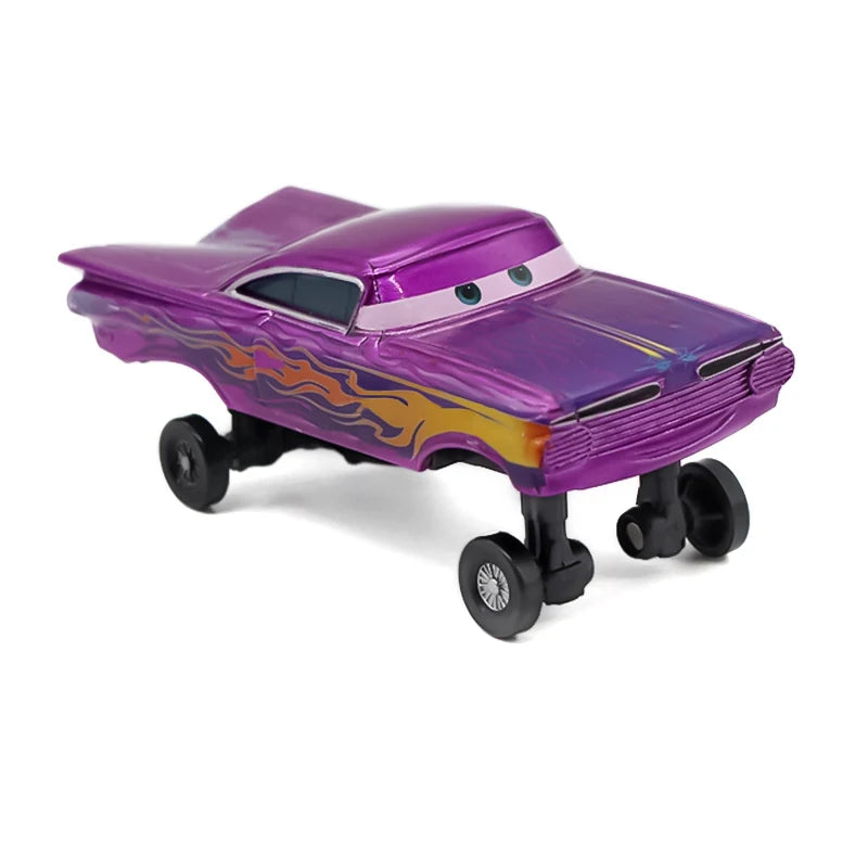 Cartoon Pixar Cars Lightning McQueen 1/55 Metal Die Casting Anime Figure Storm Jackson Racing Toys Collectibles Children's Gifts