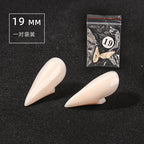5Pairs Halloween Vampire Teeth Fangs Dentures Prop Party Costume DIY Cosplay Props Decor False Teeth Resin Fangs With Solid Glue