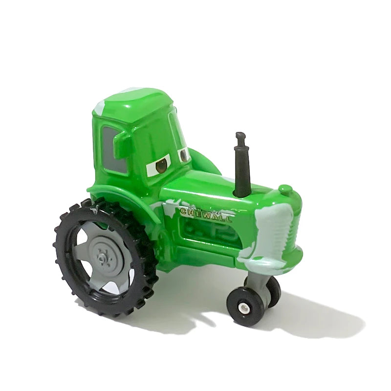 Cartoon Pixar Cars Tractors 1/55 Metal Die Casting Model Car Alloy Material Anime Figure Collectibles Racing Toys Birthday Gifts
